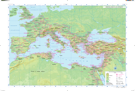 Episcopal Sees in Late Antiquity Map (Folded)